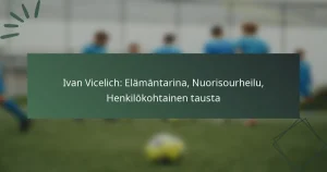 Ivan Vicelich: Elämäntarina, Nuorisourheilu, Henkilökohtainen tausta