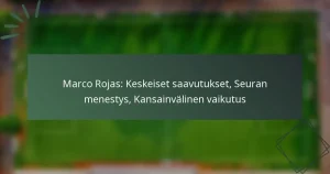 Marco Rojas: Keskeiset saavutukset, Seuran menestys, Kansainvälinen vaikutus